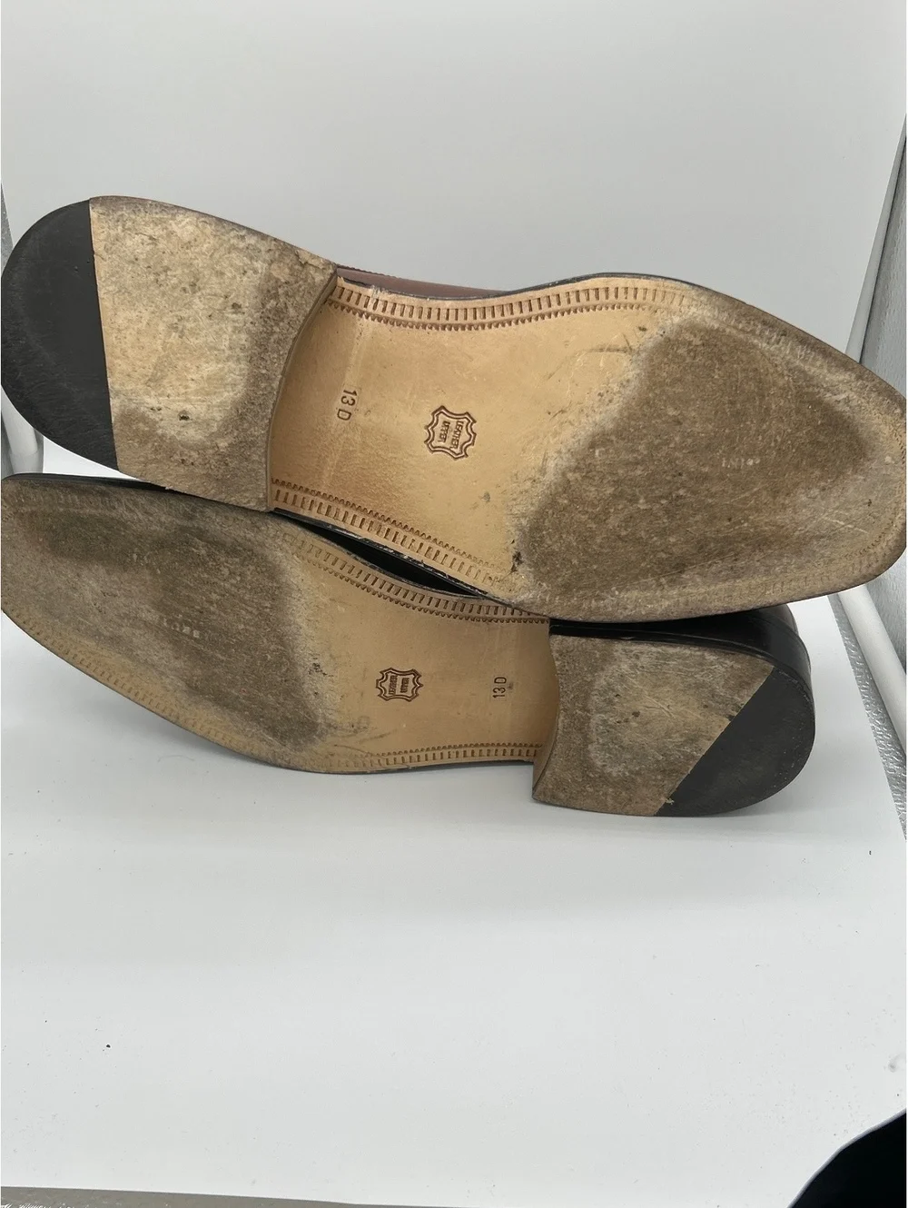 Giorgio Brutini Men's Brown Leather Dress Shoes Size 13D